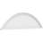 2"P Segment Arch Smooth Architectural Grade PVC Pediment-41859357