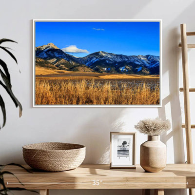 Vue panoramique des montagnes Bridger
