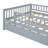 Full Size Daybed In Gray With Trundle And Robust Fence Guardrails - Provide A Stable Relaxing Sleep Reliable Sound Bedroom Efficiency-1287846516-1287846519