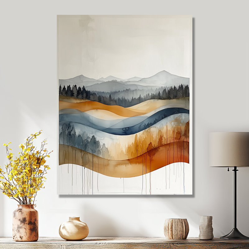 Nykiria - paysages, reproduction d'art sur toile, 32" H x 16" W, Wrapped Canvas, Does Not Apply