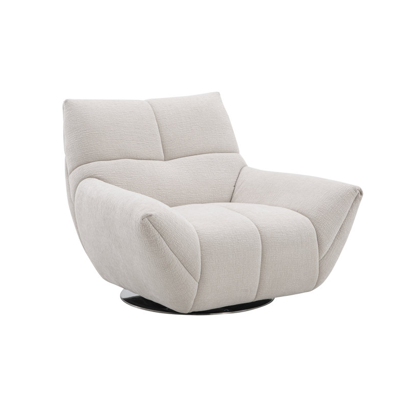 Fauteuil pivotant Atlas gris clair