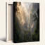 «Glowing Floating Seeds in Misty Mountain Forest», art mural-133507114