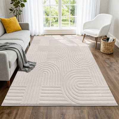 Tapis à poils longs doux et moelleux