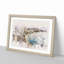 Dusk View Of Waikiki Beach - Single Picture Frame Painting on MDF-56874179-56874182