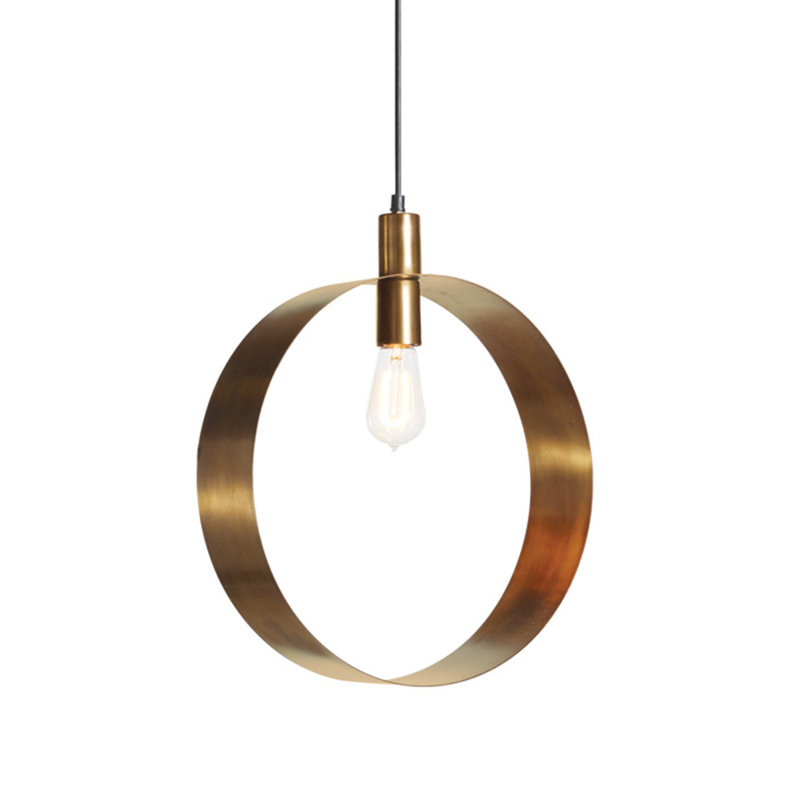 Luminaire suspendu géométrique simple à 1 lumière