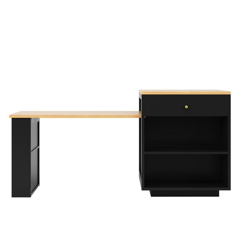 Kitchen Island, BLACK
