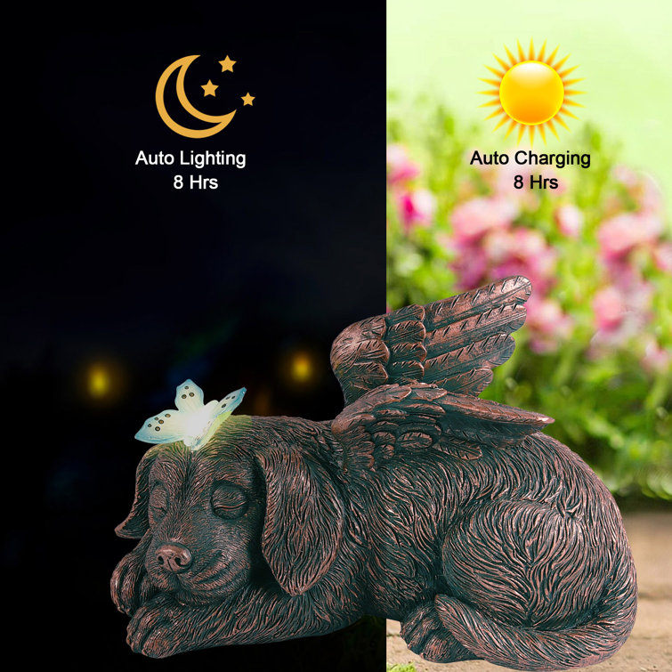 Arlmont & Co. Katty Puppy Angel Garden for Pet Memorial Gifts and Pet Loss  Gifts, Ideal Gifts for Christmas