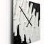 Momentary Spirit noir et blanc abstrait I - Peinture abstraite horloges murales-99638256