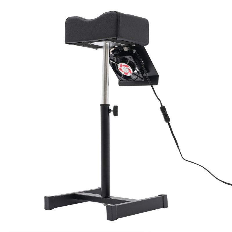 Tabouret de manucure avec aspirateur Lakizzy, Noir