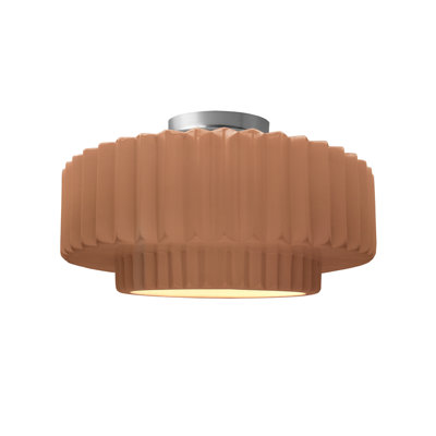 Plafonnier semi-encastré en céramique Radiance