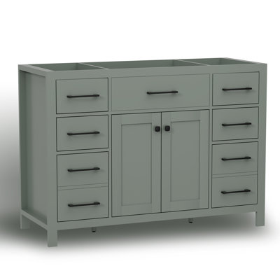 Base de meuble-lavabo simple 48 po, lavabo non inclus