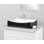 Novatto 15.75'' Glossy Black With White Interior Ceramic Rectangular Bathroom Sink