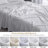 Linen Cotton Flat Sheet(Dusty Blue,King)-127119697-127119706