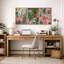 «Bright Preppy Animals» Dreamy Safari, rose, vert, animal, œuvre d'art-110789746-110789747