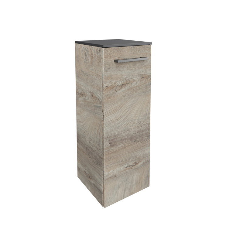 Bathroom Cabinet, Brown/Black