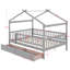 Full Size Wooden House Bed With Two Drawers-2147075569