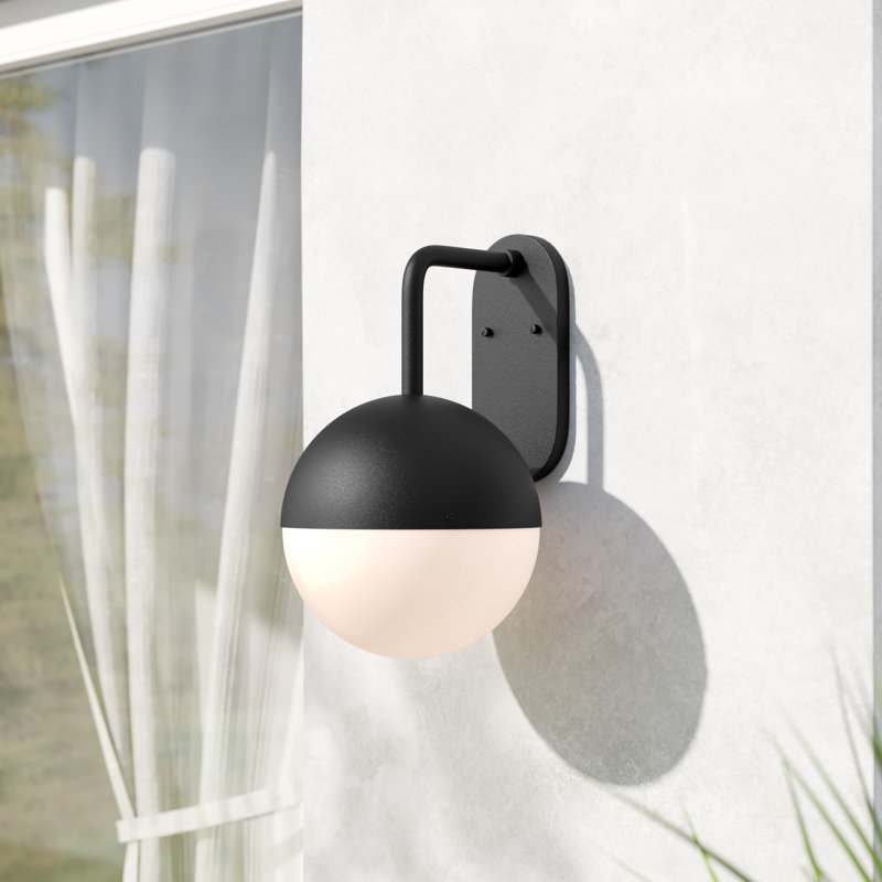 Seeber LED Wall Light, White Frosted, 13.5'' H X 8'' W X 8.5'' D