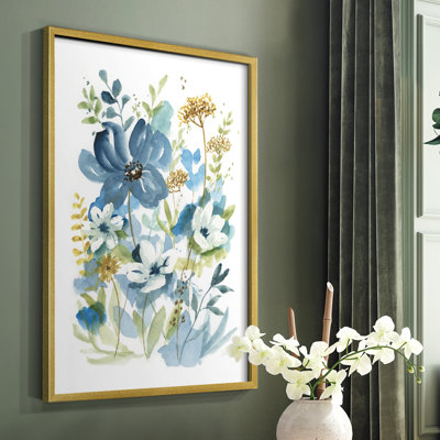 Wild Medley I, reproduction encadrée - bois massif