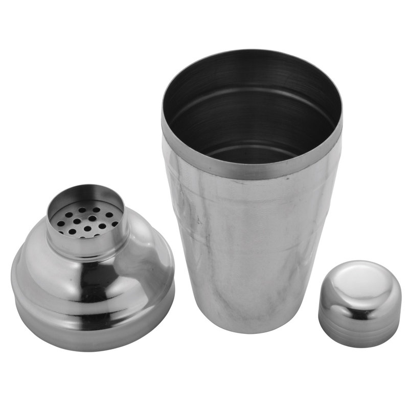 Stainless Steel Shaker, White Marble