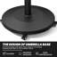 Base de parasol de marché avec roues 40 lb, noir-63399445