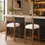 Rustic Bar Stool,Solid Wood Frame