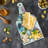 Ambesonne Feather Tempered Glass Cutting Board Abstract Boho Art Multicolor