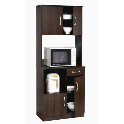 Armoire de cuisine à finition espresso