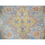 Tapis oriental 9 pi 2 po x 12 pi 1 po bleu Tabriz persan peint, Colorfest, uniformément usé, recadré fin, velours nul, côtés et extrémités sécurisés professionnellement, noué à la main, 100% laine, tapis oriental