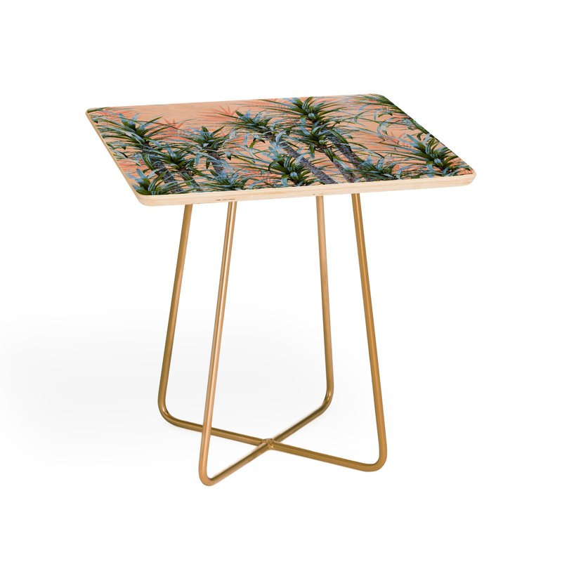 Table de bout Pastel Palm Trees