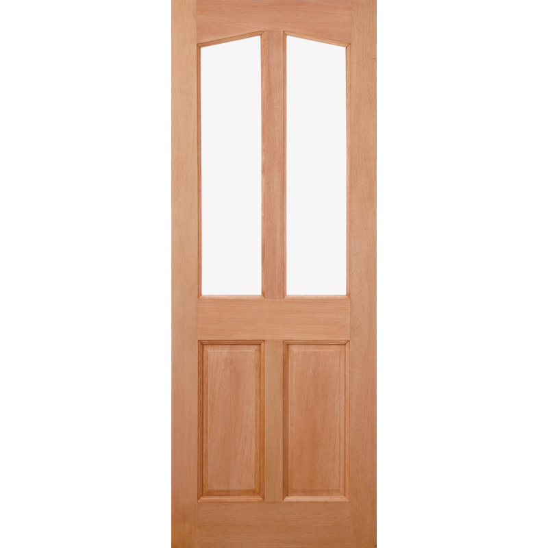 Richmond 2L Unglazed Hardwood External Door, 198.1 cm H x 76.2 cm W x 4.4 cm D
