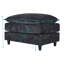 Canapé à assise profonde en chenille 3 places avec repose-pieds et coussins lombaires - Confort texturé doux avec polyvalence moderne-1937814588