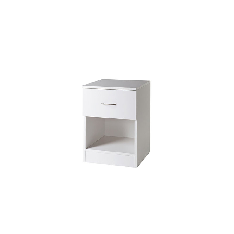 Table de chevet standard Yak about It, Blanc
