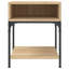 Elsaid 40cm W Iron Bedside Table-749494354