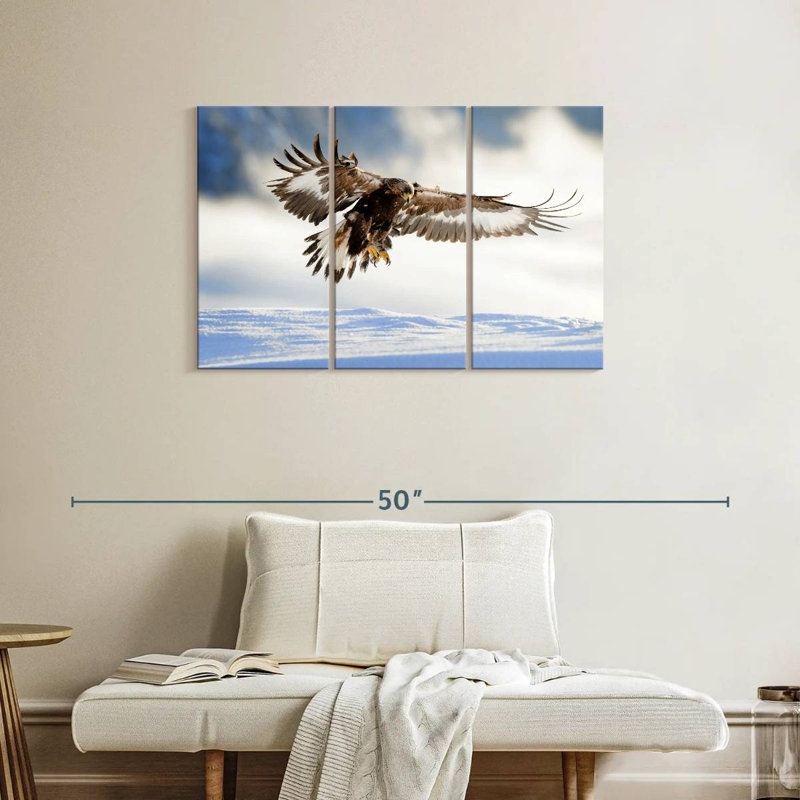 Brampt Norwegian Golden Eagle, 24" H x 38" W