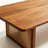 Brown Solid Wood Rectangular Coffee Table