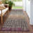 Machine Washable Indoor/Outdoor Chantille ACN2406 Abstract Rug-802214277