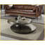 Table basse bronze en aluminium Brancaster - conception patchwork unique, pivotant à 360 ° pour le salon