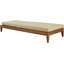 Chaise longue d'extérieur rembourrée en tissu Mirella-1626662750