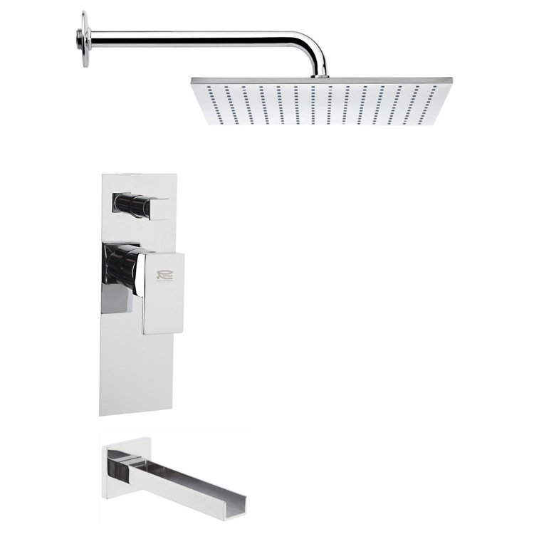 Robinet inverseur de baignoire et de douche avec valve Peleo