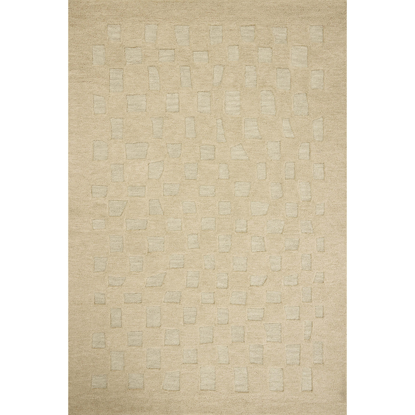 Leanne Ford x Loloi Craven Oatmeal / Dove Area Rug, Runner 2'6" x 9'9"