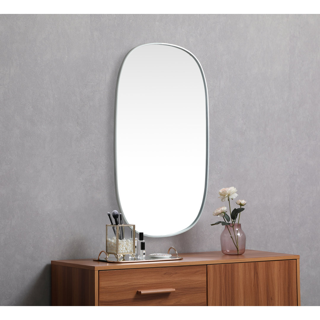 Bertin Metal Oval Wall Mirror Wade Logan® 