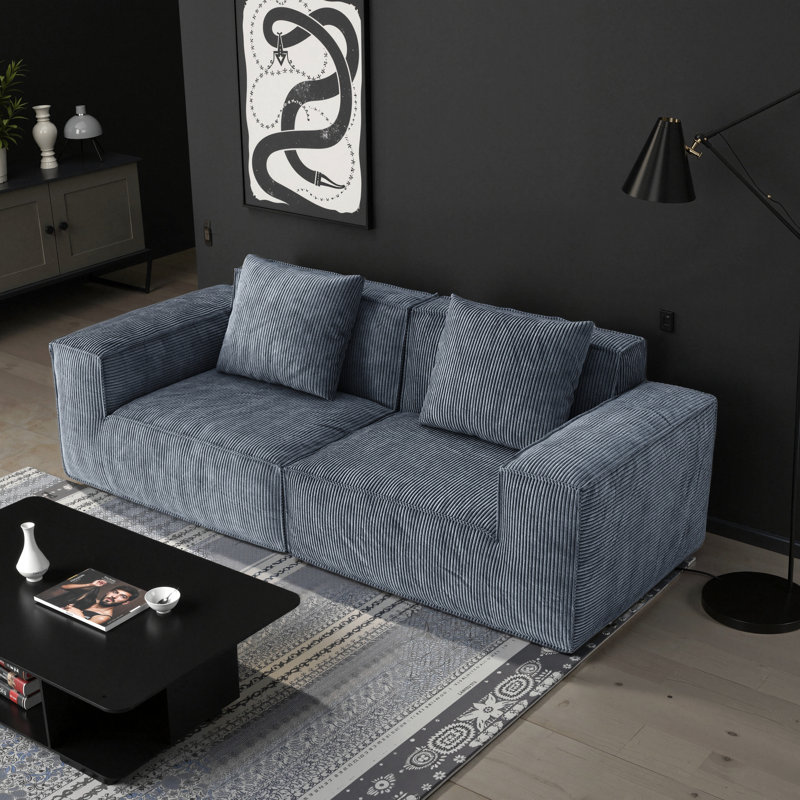 Canapé modulaire convertible Belfin, H 28,3 po x l 86,6 po x P 39,4 po, 2
