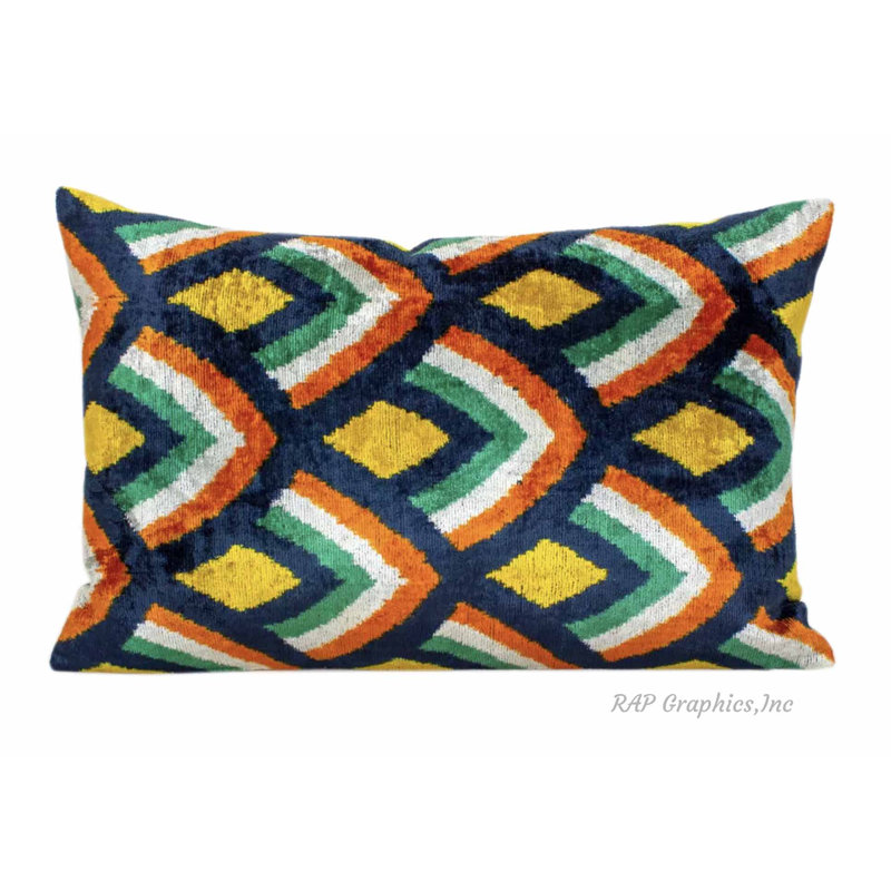 Velvet Lumbar Pillow Cover & Insert