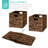 Hyacinth Storage Baskets, 5 Multipurpose Collapsible Organizers w/ Inserts-1962364157-1962364159