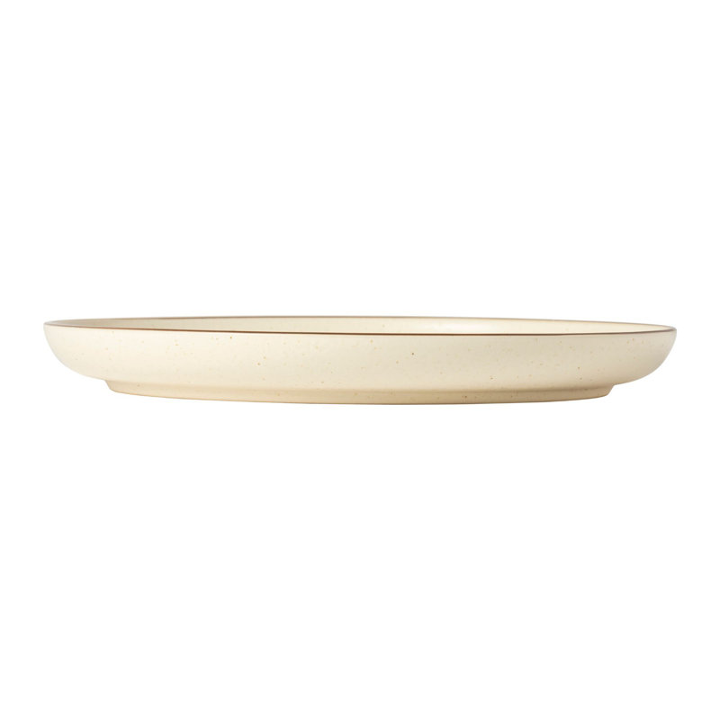 Monterosa Stoneware Dinner Plate, Cream Cocoa