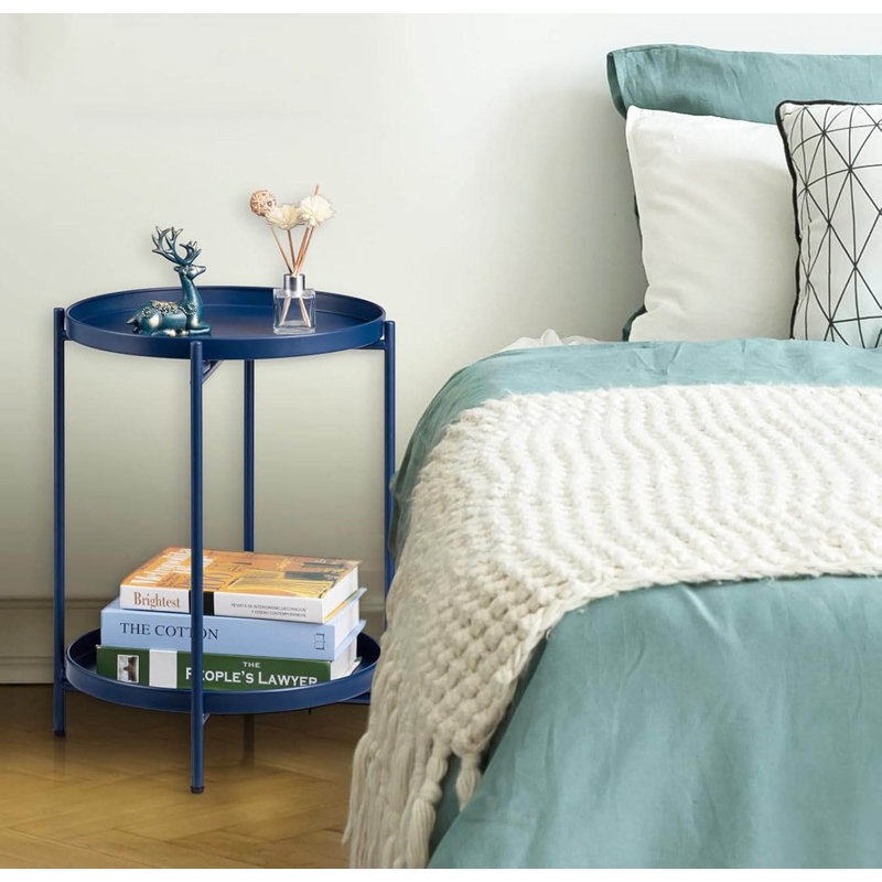 End Table, Dark Blue, Dark Blue