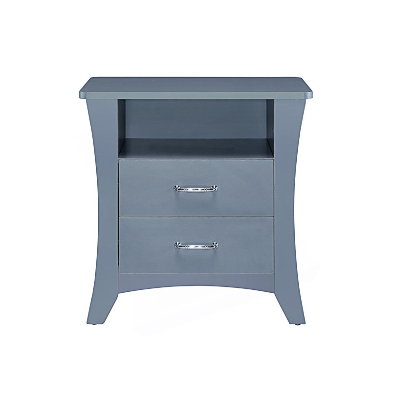 Nightstand With Shelf, End Table
