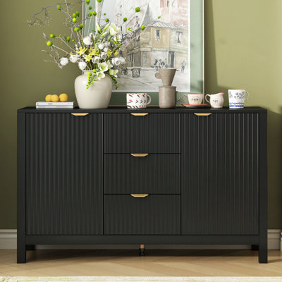 Storage Cabinet with 3 - Drawer 2 - Door, Adjustable Shelves