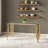 Glass And Frame Table