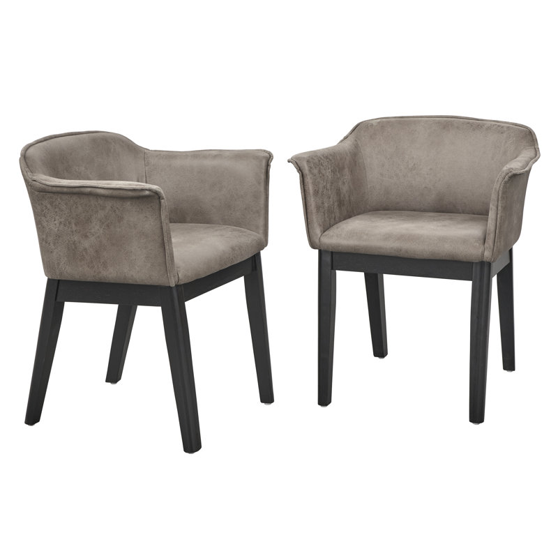 Fauteuil gris Gizele